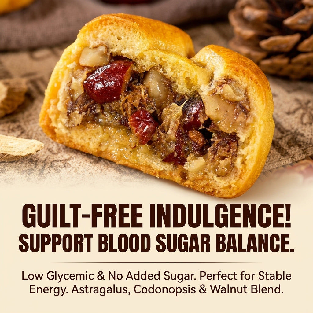 Fuel Your Vitality Naturally: The Ultimate Herbal Red Date Walnut Yam Cake 🥮-DZT