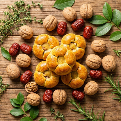 Fuel Your Vitality Naturally: The Ultimate Herbal Red Date Walnut Yam Cake 🥮-DZT
