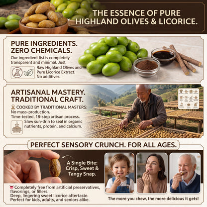 🔋The Highland Longevity Secret: Premium Licorice-Infused Olives ☀️-XXS