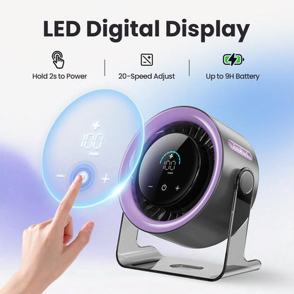 The quietest (and strongest) viral fan for your hot office or dorm! 🤫❄️-QZZ