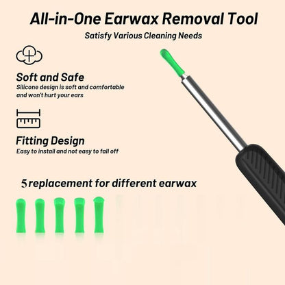 👶 No More Blind Scratching! See inside your kiddo's ears safely with this Smart HD Visual Ear Cleaner ✨ Say goodbye to cotton swabs! 🛑-QZZ