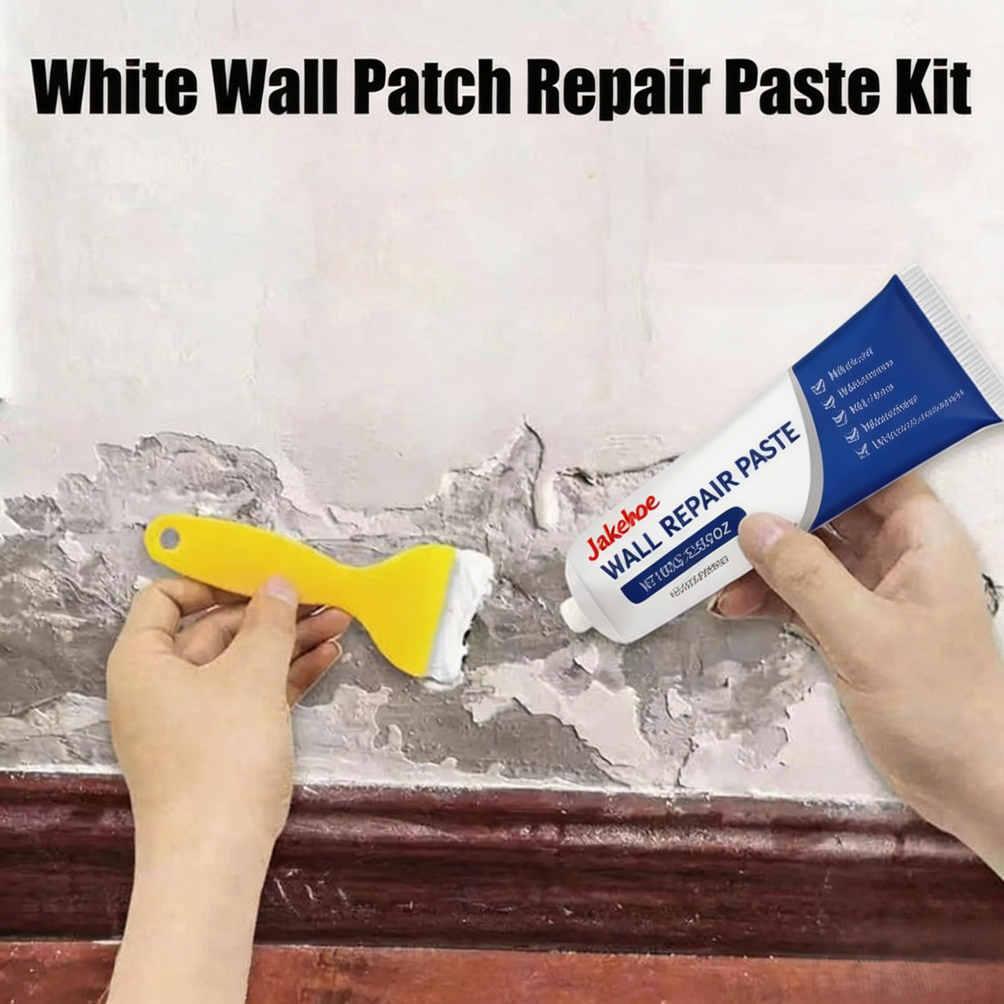 Gypsum board patch repair kit, wall repair agent, multifunctional quick drying paste adhesive, heavy-duty concrete sealant, waterproof self-adhesive agent-AUX