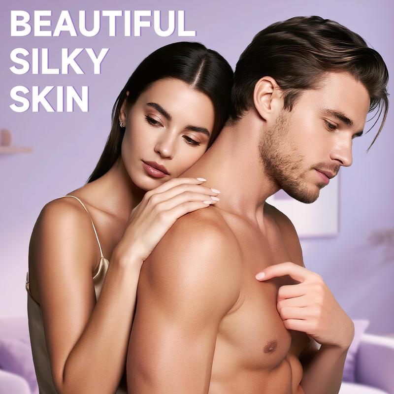 Bikini Pain-Free Hair Removal Cream for Sensitive Skin, Hypoallergenic Formula-Gentle & Fast-Acting Depilatory with Citrus Scent, Aloe & Hyaluronic Acid for Soothing Care, Suitable for Men & Women-DZT