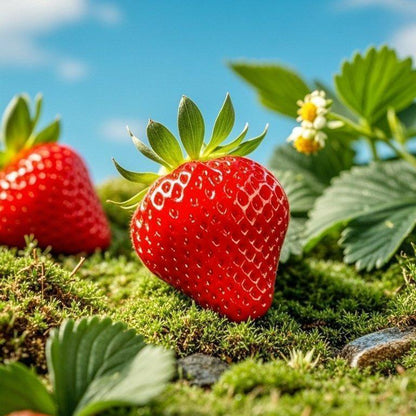 🍓Four Seasons Cream Strawberry Seeds🌱Sweet & Juicy | Easy Grow for Pots & Garden | High Yield Strawberry Seeds-YOY