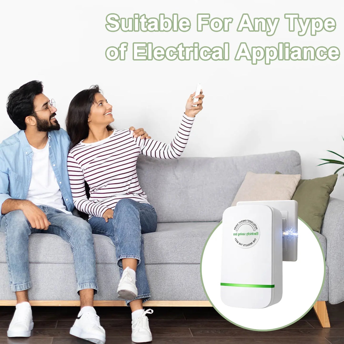 🔥Smart Energy Saver Box Instantly Cut Your Electric Bill⚡️US Plug Power Saving Device-YOY