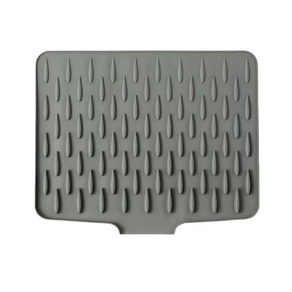 Stop Water Stains! Waterproof Silicone Drain Mat for Dishes, Fruits & More-QZZ