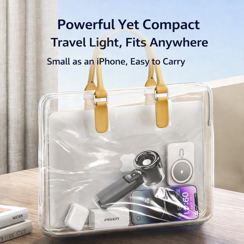 Premium Portable Neck Fan with Mist, 180° Adjustable Rechargeable Handheld Cooling Fan for Summer-TTT