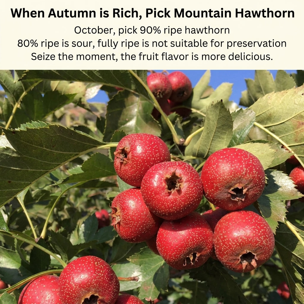 😋 Hollow Hawthorn - 🍃Natural Healthy Green Snack🍒-DZT