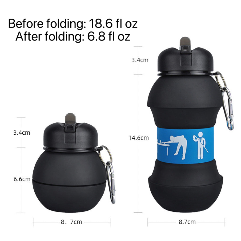 ⚽Portable, foldable soccer water bottle – love what you love, see you on the field!-XXS
