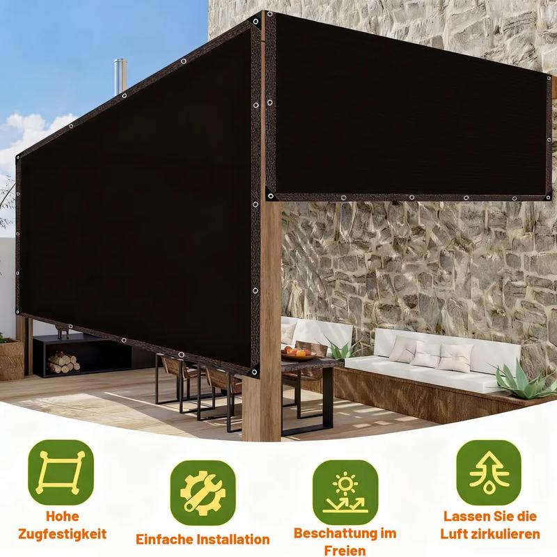 ☀️Premium Outdoor Sun Shade Net - Breathable & UV Protection Mesh Cover with Reinforced Edges for Patios, Pergolas, 🏡Vehicles, and Plant Nurseries-XXS