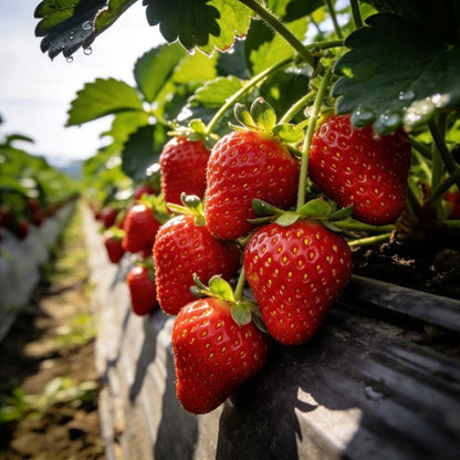 🍓Four Seasons Cream Strawberry Seeds🌱Sweet & Juicy | Easy Grow for Pots & Garden | High Yield Strawberry Seeds-YOY