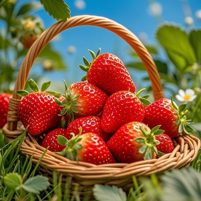 🍓Four Seasons Cream Strawberry Seeds🌱Sweet & Juicy | Easy Grow for Pots & Garden | High Yield Strawberry Seeds-YOY