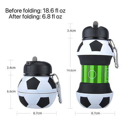 ⚽Portable, foldable soccer water bottle – love what you love, see you on the field!-XXS