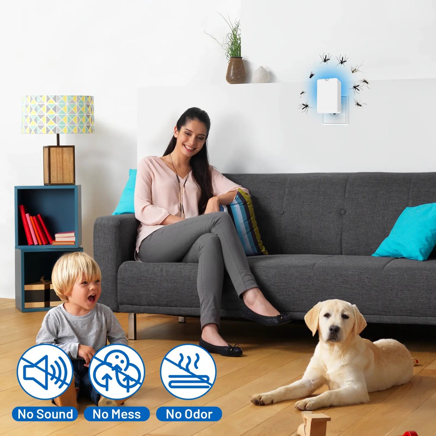 Premium Plug-In Flying Insect Trap | UV Light Bug Catcher + 5 Sticky Refills 🪰💡 LGZ