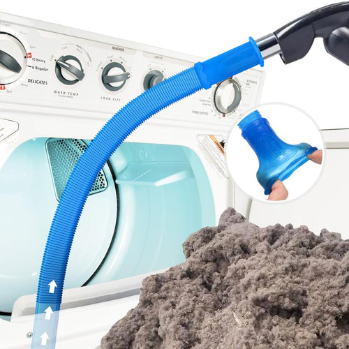 Dryer Vent Cleaner Kit - Universal Stretch Vacuum Hose Lint Remover Attachment-VIM