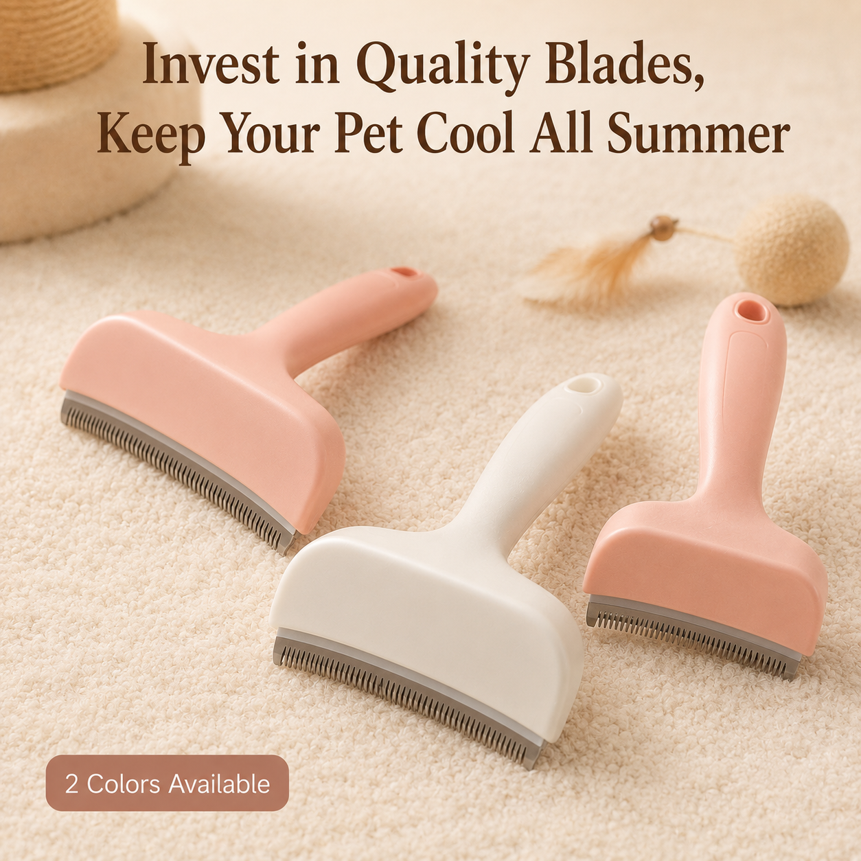 ☀️🐶 Keep Your Pets Cool & Fluff-Free This Summer! Ultimate 3-Second Shedding Fix! 🐱✨-QZZ