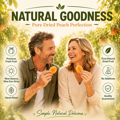 100% Pure Natural Dried Yellow Peach-Healthy blood sugar support.-YOY