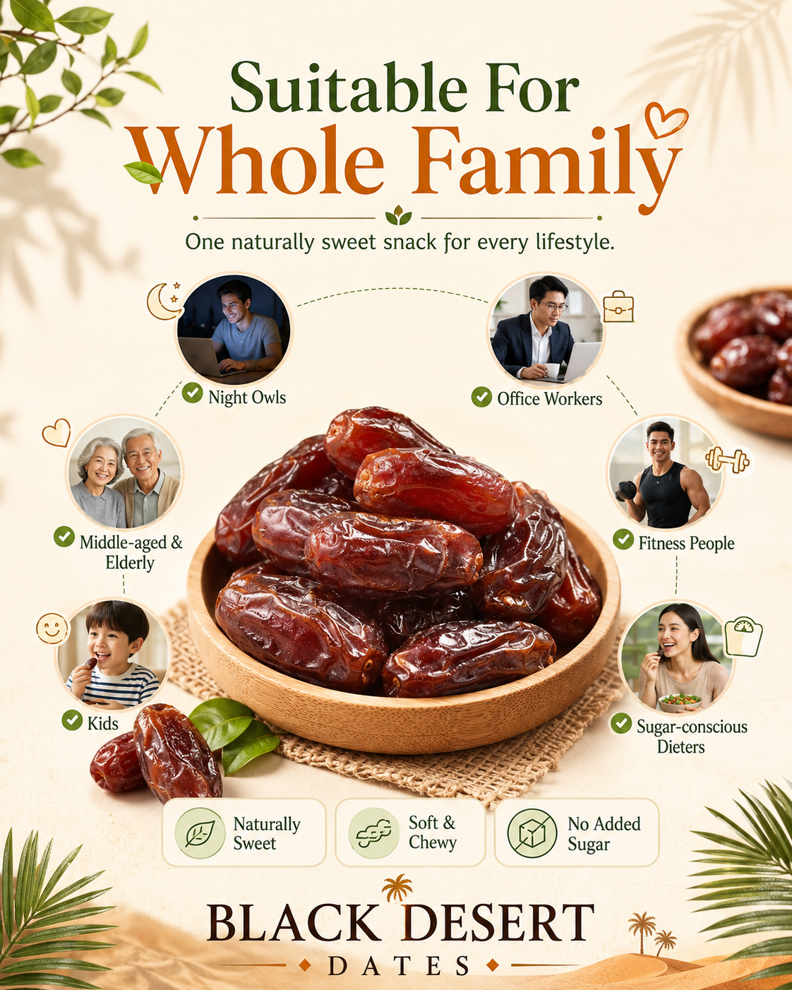 🏜️ Sugar-Free Creamy Black Desert Dates-WBJ