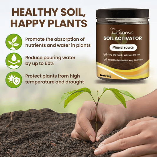 75K+ SOLD! 🌳Soil Pro Activator  Revive Your Dead Soil in Weeks-ZBD