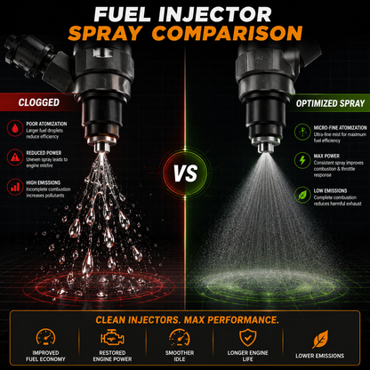 High Performance Fuel Additive – Deep Carbon Cleaner for Engine, Restores Power & Improves Fuel Efficiency-QZZ
