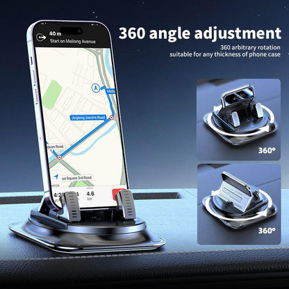 Dashboard Car Phone Mount, Stable Anti-Slip Cell Phone Holder for Car, 360° Rotation Hands-Free Phone Stand-TTT