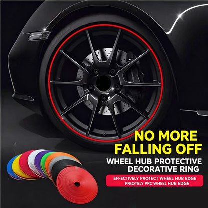 ❌ Stop Curb Rash! 8m Universal Car Wheel Rim Protector Strip 🚗| DIY Anti-Scratch Rubber Tire Guard Line-QZZ