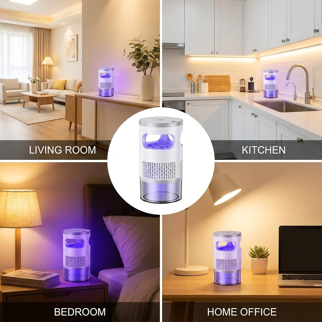 🦟Indoor Flying Insect Trap 🏡Quiet UV Mosquito & Gnat Catcher-YOY