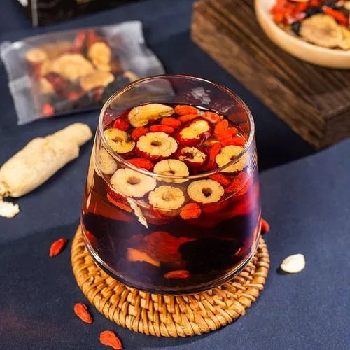 ✅🏆 Natural Vitality Boost 🔥 Antioxidant-Packed Ginseng Mulberry Wolfberry Tea for Daily Energy & Stamina | Support Body Refresh, Endurance & Inner Confidence Naturally-XLB
