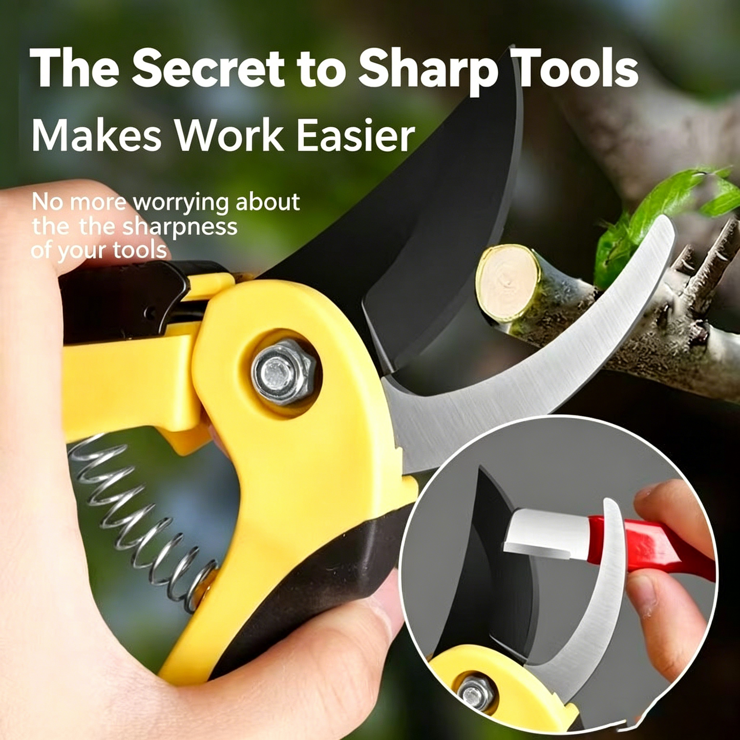 ✅ Keep Your Garden Tools Sharp & Ready — No More Struggling with Blunt Shears! 🌿-QZZ