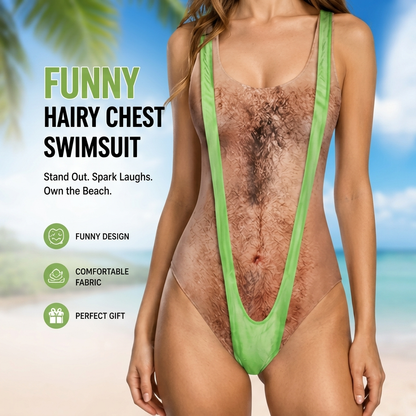 🤪Funny Prank Swimsuit Weird Pattern Beach Bathing Suit-LT