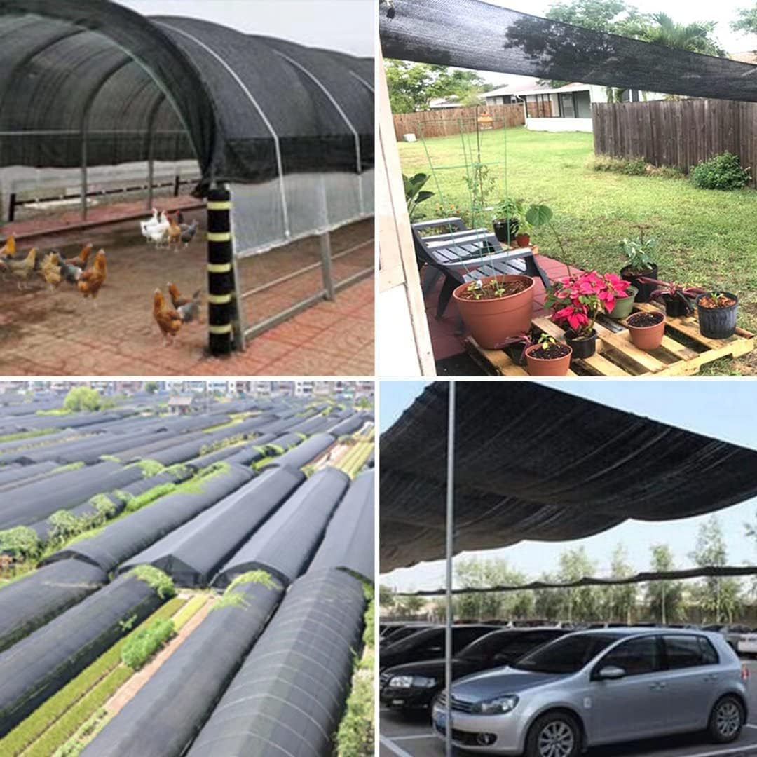 ☀️Premium Outdoor Sun Shade Net - Breathable & UV Protection Mesh Cover with Reinforced Edges for Patios, Pergolas, 🏡Vehicles, and Plant Nurseries-XXS