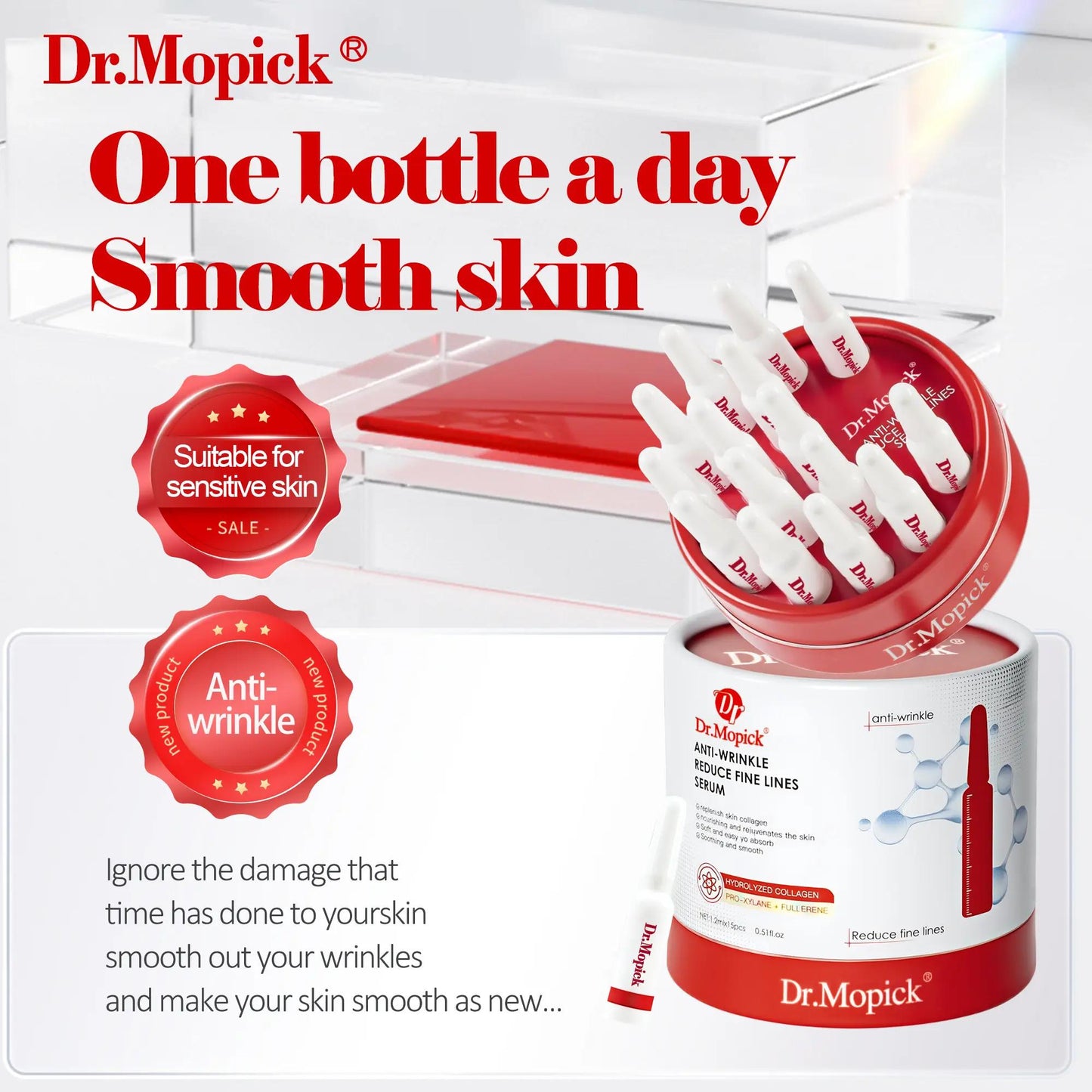 Dr.Mopick Anti-Wrinkle Essence - Targets All Types of Wrinkles forYounger-Looking Skin🌟-VIM