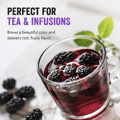 💯Natural, healthy, additive-free dried black mulberries🍇-XXS
