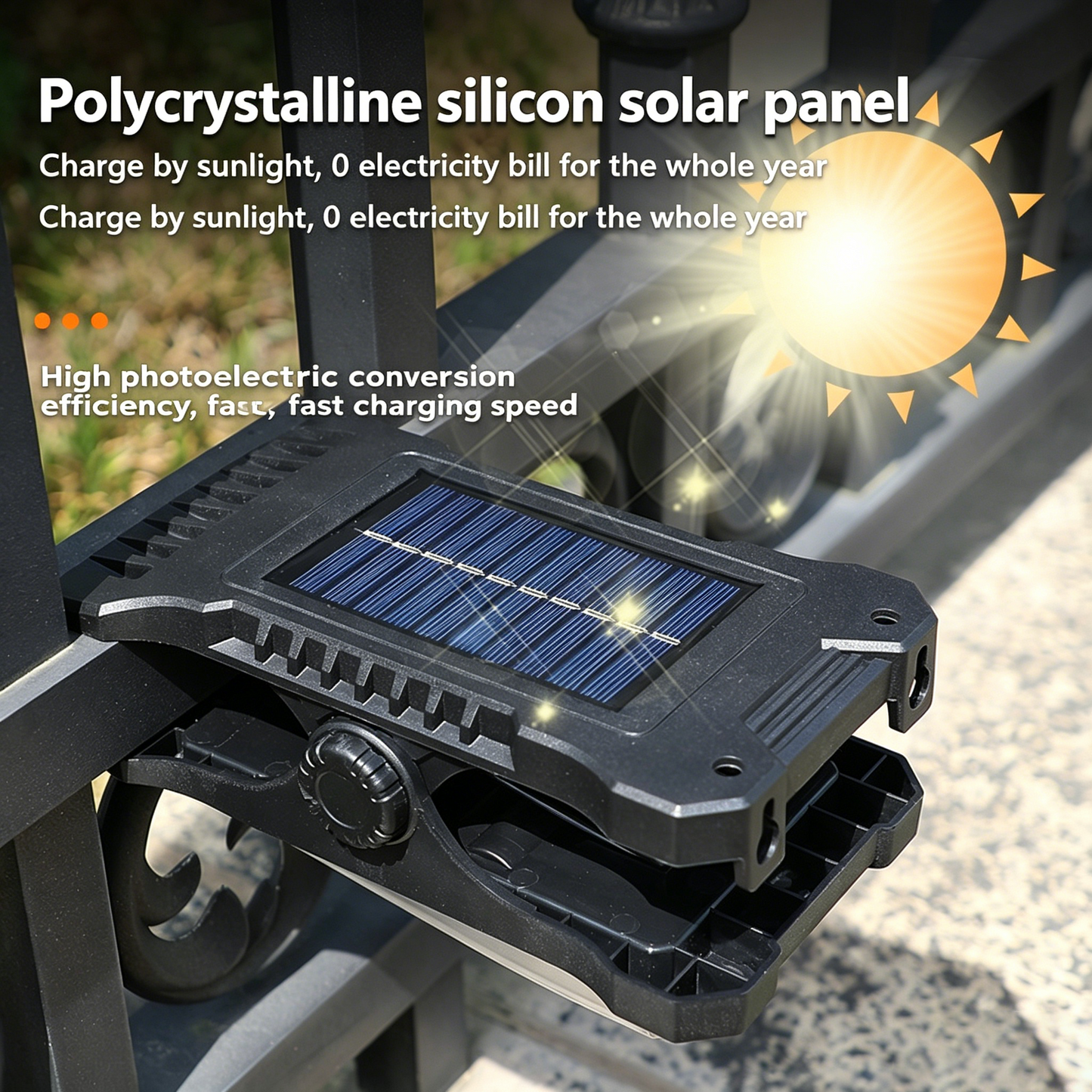 🤯 Solar Charged + USB Charged! The Smartest Motion-Sensor Clip Light That NEVER Goes Out! ☀️🔌🚨-QZZ